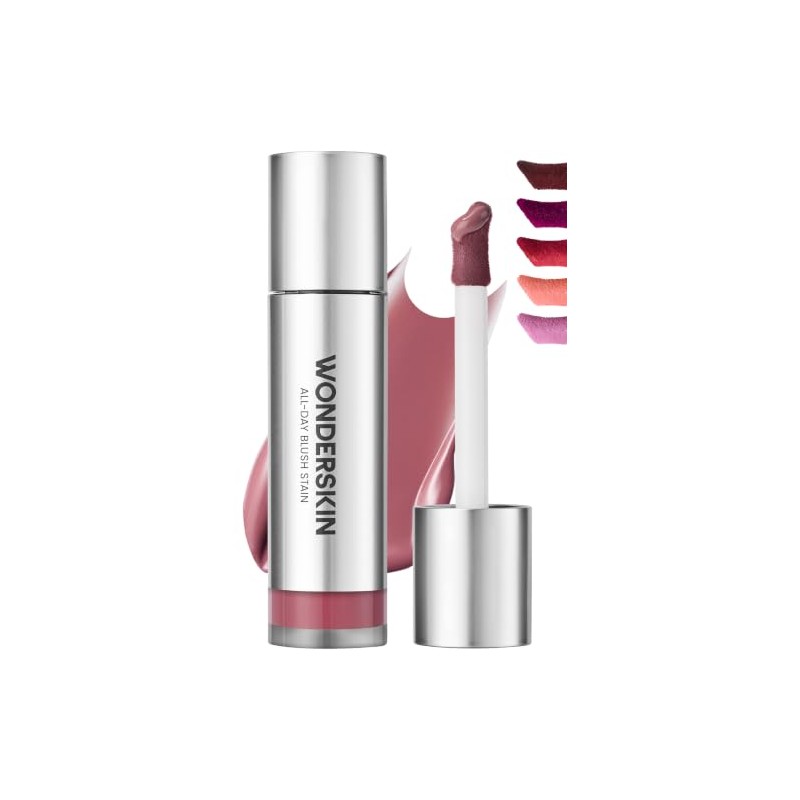 Wonderskin Liquid Blush Stain - All-Day Blush, Transfer-Proof Blush Tint