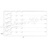 TAGKRAFTERS 9" x 3/4" Tan - 2,000 Pcs - Plastic