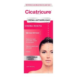 Cicatricure. 2 Pzas Crema Rosita Antiarrugas 60ml