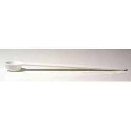Airlite Plastics 1/4 Teaspoon White Plastic Measure w/Extra Long Handle Pk of 25 Measuring Scoops