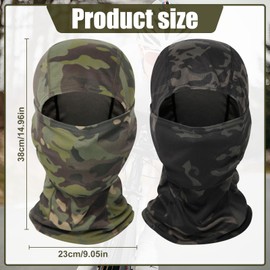 RVSWIHFA Balaclava for Men and Women – Motorcycle-Ready Balaclava in Camouflage, Engineered Polyester and Milk Silk Material