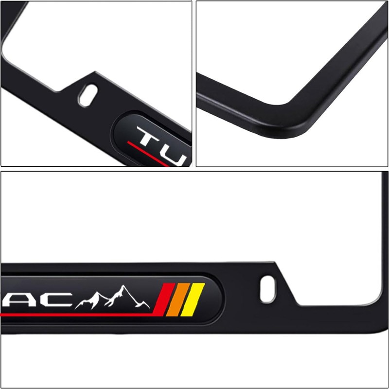 YUNXINGJV 2 PCS License Plate Frame Compatible with Toyota Tacoma