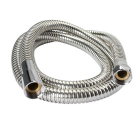 Dönges Metal Shower Hose, Diameter 12 mm, Connection 1/2 Inch x 1/2 Inch, Length 1.5 m (Shower Hose, Metal Shower Hose, Shower Fitting), Extra Flexible, Chrome-Plated