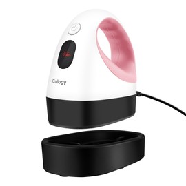 Calogy Calogy Mini Heat Press, Heat Transfer Machine, Constant Temp Control, Insulated Safety Base, Fits for Crafts, T-Shirt, Hat, Cap, Pillows(White Pink)