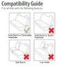 FH Group Universal Solid Bench Car Seat Cover fits Detachable