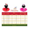 Nileafes - Disfraz de princesa para niñas, mini mouse, fiesta