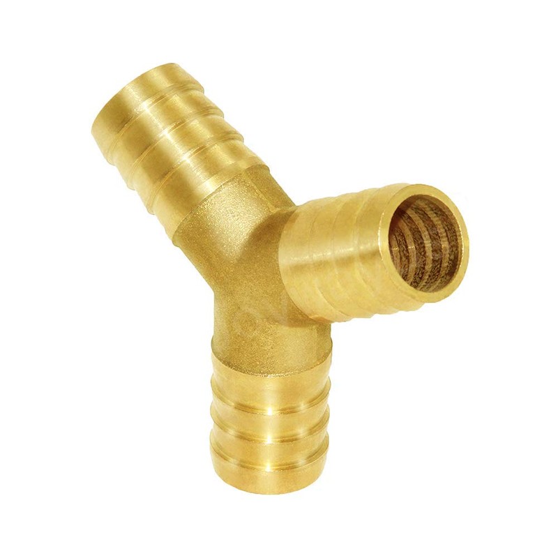 Joywayus 3/4" Large（21mm）Hose Barb Y Shaped 3 Way Union Fitting