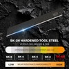 HAUTMEC 10PC 9mm Industrial Utility Knife Blades, SK2H Steel Box