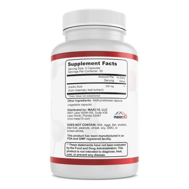 Maac10 cido Urslico 300 Mg Cpsulas 120 Naturales