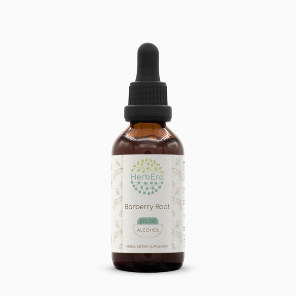 HerbEra Barberry Root A60 Alcohol Herbal Extract Tincture, Concentrated Liquid
