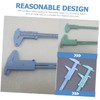 FOMIYES 2sets Plastic Caliper Eyebrow Ruler Measuring Tool Portable Digital