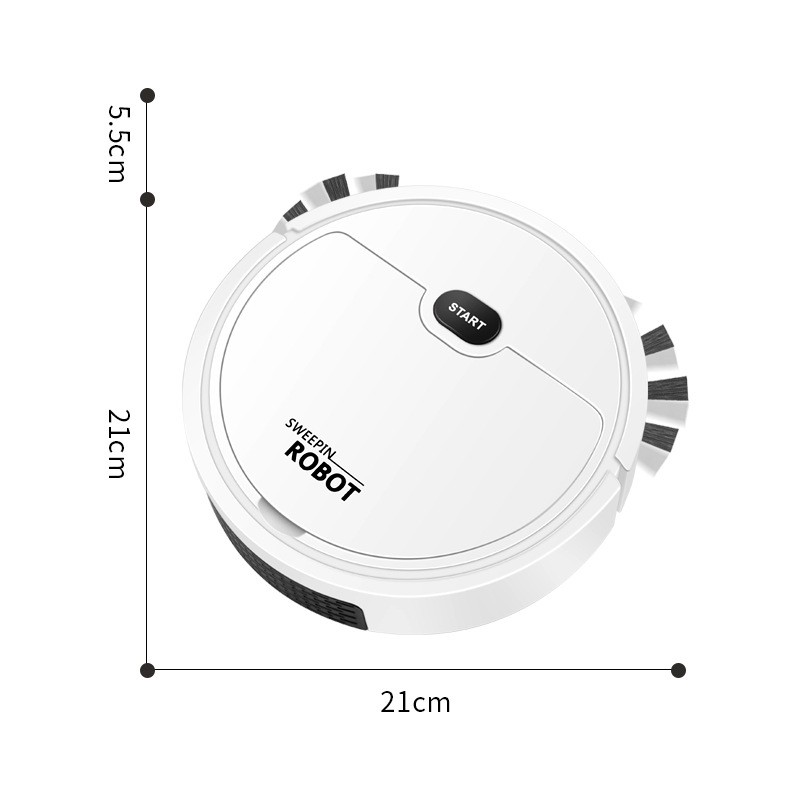 Robot Vacuum Cleaner USB Smart 3 In 1 Suction Sweeping