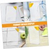 BIUDECO 2pcs Creative Flat Plastic Bottle Slim Design for Outdoor