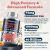 Elystrixionis 72mg PAC, Cranberry Pills for Women - Organic Cranberry