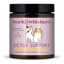 Bark & Whiskers Detox Support Perros Gatos 52.3g Suplemento Hepático