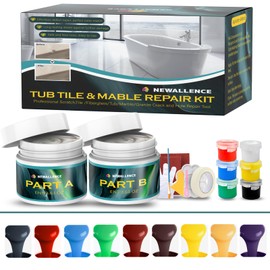Marble and Granite Repair kit,Tile & Fiberglass Quartz Countertop Porcelain & Tub Repair Kit (Color Match), Porcelain Sink Chip
