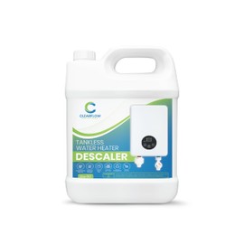 Clearflow Solutions Tankless Water Heater Descaler - Premium Descaler for Tankless Water Heater Systems, Restores Heating Efficiency, Nontoxic, Biodegradable, Made in USA! 32 Ounce (Quart)