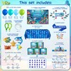 RainMeadow 179 PCS Under the Sea Party Decorations C Ocean