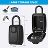PZJFH Key Safe Lock Box Outdoor Hangable Weatherproof Portable Lock