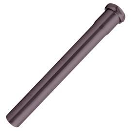 Westbrass D421-12 1-1/14" x 12" Slip Joint Extension Tube, 1-Pack, Black
