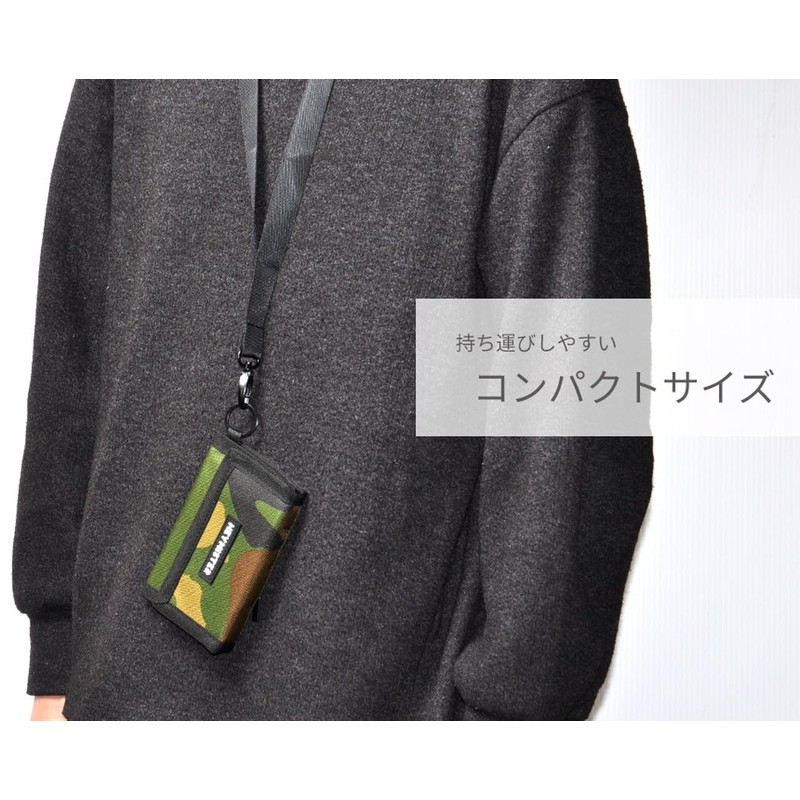 Goods Land GD-HIMOWLT-ME 3 Color Small Wallet, Mini Wallet, Strap,
