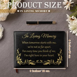 Yingzhao Memorial Funeral Guest Book with Pen 144 Pages Cardinal Funeral Guest Book for Memorial Service Celebration of Life Party Supplies in Loving Memory Guest Sign in Book(Dove of Peace)