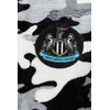 Newcastle United Fleece-Schlafanzug für Jungen, Camouflage, mit Sporen, Schwarz ,