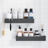 Kitsure X-Large Shower Caddy - 2 Pack Adhesive Shower Organizer,