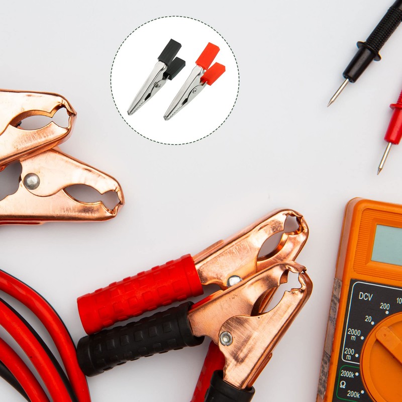 YOKIVE 20 Pcs Alligator Clips, Insulated Crocodile Testing Clamps |