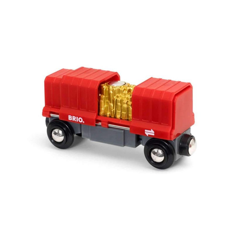 BRIO World - Cargo Wagon with Gold Load