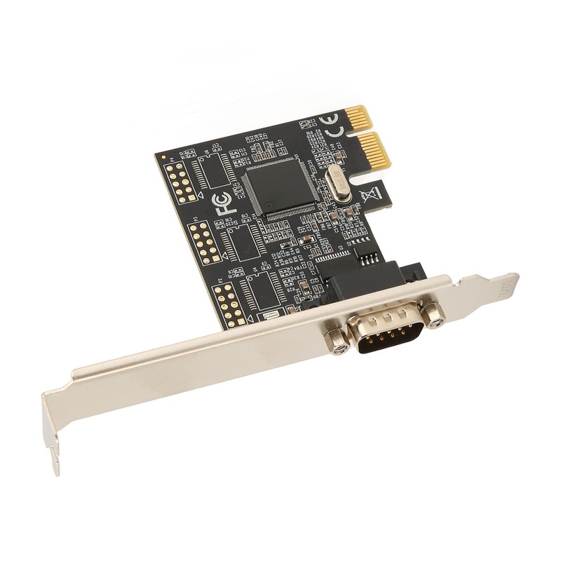 PCIe X1 RS232 Serial Adapter Card Single Port PCI Express