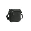 Visconti Compact Leather Messenger/Travel Bag S8 Black