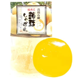 Konnyaku Shabon, Karuizawa Konnyaku Shabon, Shinano Gold, 2.8 oz (80 g), Soap, Facial Cleansing Soap, Ceramide Formulated (No Additives, Transparent, Moisturizing), For Dry Skin, Sensitive Skin