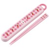 Skater ABS2AMAG-A Chopsticks and Case Set, Carrot, 6.5 inches (16.5