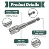 9Pcs for Impact Socket Adapter Set, Socket Extensions Bar 1/2