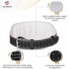 AQF Weight Lifting Belt for Men Gym Fitness, 6" Padded