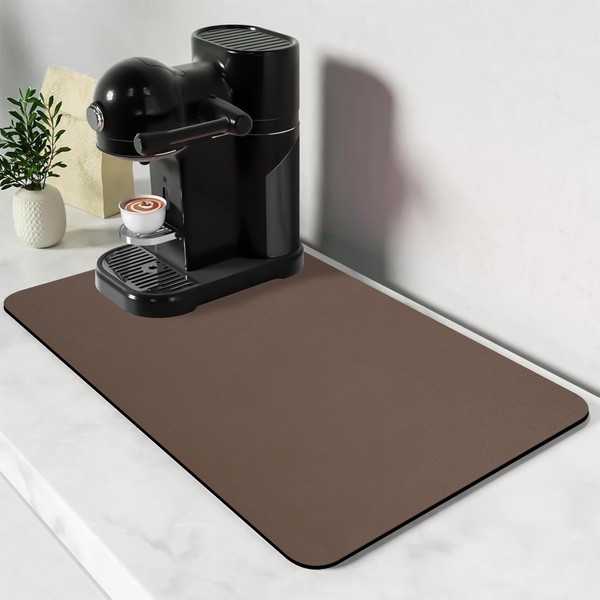 Bloss Absorbent Coffee Mat, Dish Drying Mat for Kitchen Counter