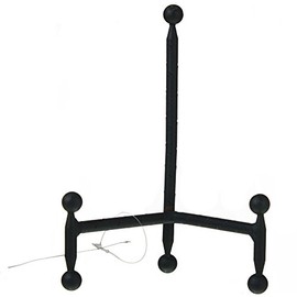 Display Easel Black Metal 8"H