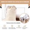 Paquete de 2 Bolsa de Lavandería de Algodón, Bolsa para