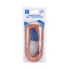 VoltShine 10m Red Clear Speaker Cable Ideal for Connecting Audio