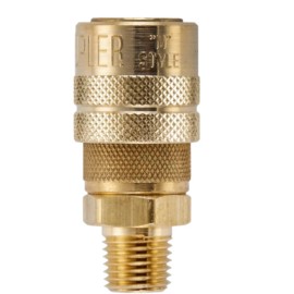 MILTON 716 1/4" MALE BODY M-STYLE COUPLER- 1/4" THREAD