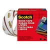 Scotch Book Tape, 1.5 in x 540 in, 1 Roll/Pack,