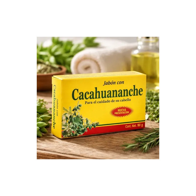 Jabón Con Cacahuananche Y Romero Herbolaria Mexicana