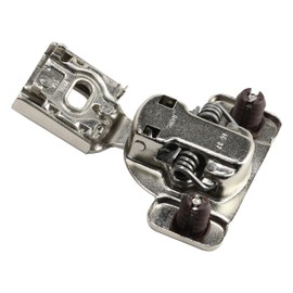 DTC 1/2" Overlay Soft Close 105 Degree 2 Cam Press in Face Frame Concealed Cabinet Hinge 6-Way Adjustable H8E055H (25 Pack)