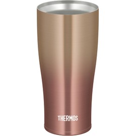 Thermos JDE-422LTD GD-G Vacuum Insulated Tumbler, 14.2 fl oz (420 ml), Gold Gradient, Dishwasher Safe, Magic Bottle Structure, Hot and Cold Retention