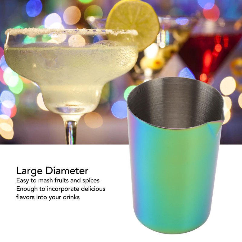 Bartending Cup Dishwasher Safe Rust Proof Stainless Steel Cocktail Mixing