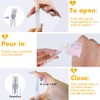 Chiallco Mini Perfume Sample Bottles, 10 Pack 5 ml Plastic