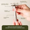 Leaf Shave Twig Razor + Blades - Black, 1 Razor
