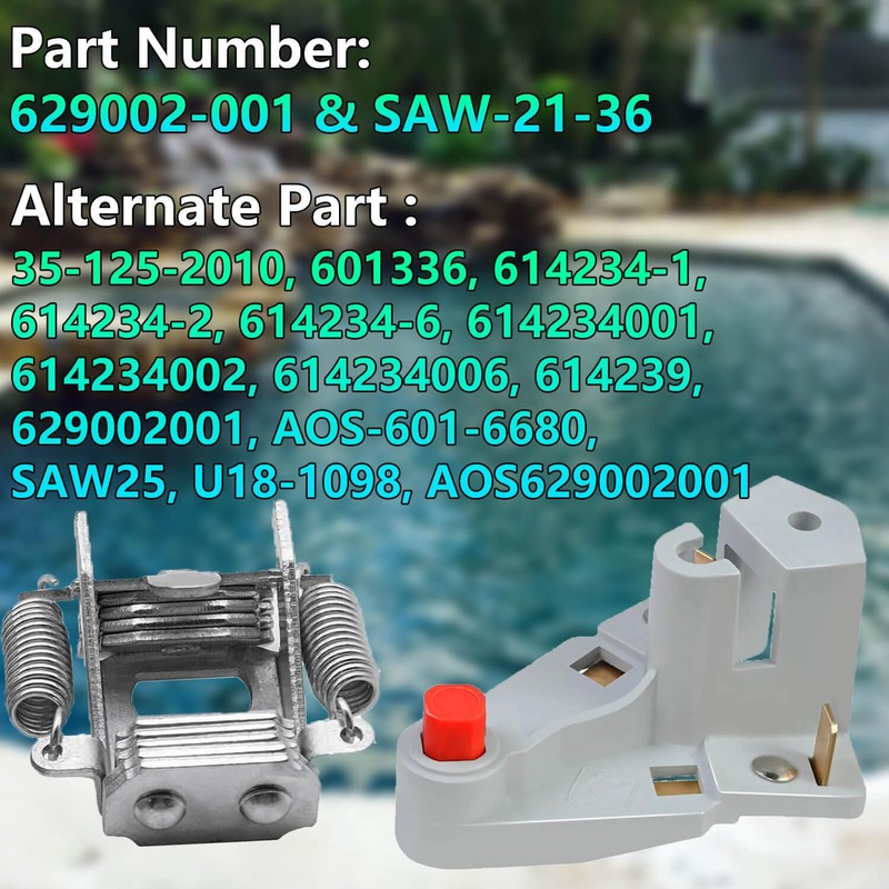 Single Speed Rotating Switch Part, Fit for A.O Smith Pumps,Stationary