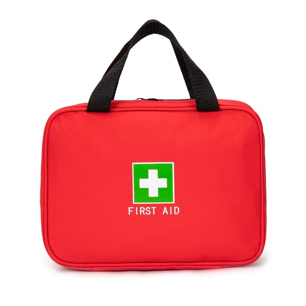 Jipemtra - Bolsa de primeros auxilios de viaje vacía bolsa de rescate médica, almacenamiento de primeros auxilios compacta, bolsa de emergencia para medicina de supervivencia para coche, hogar,